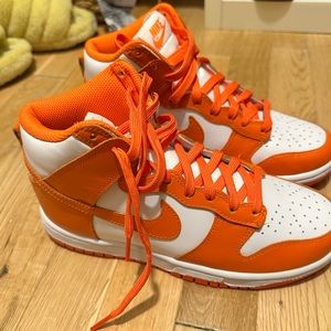 Orange Nike Dunk High